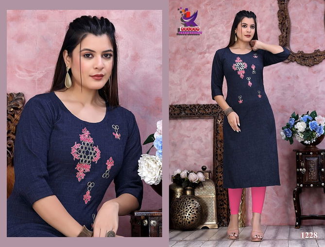 Kalash Royal Queen Ethnic Wear Wholesale Designer Embroidery Kurtis